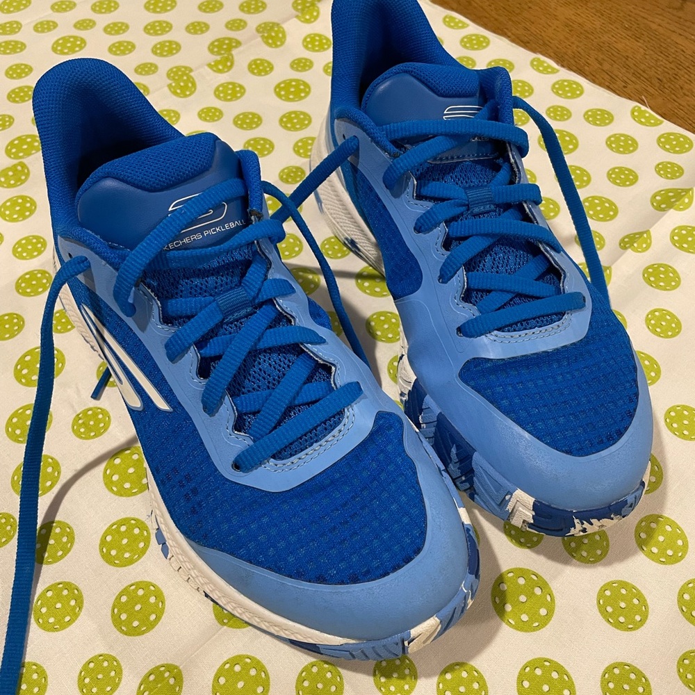 Skechers Vibrant Blue Running Shoes - Picture 3 of 9